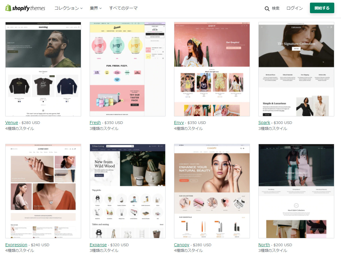 テーマを選ぶ際は詳細ページをチェック