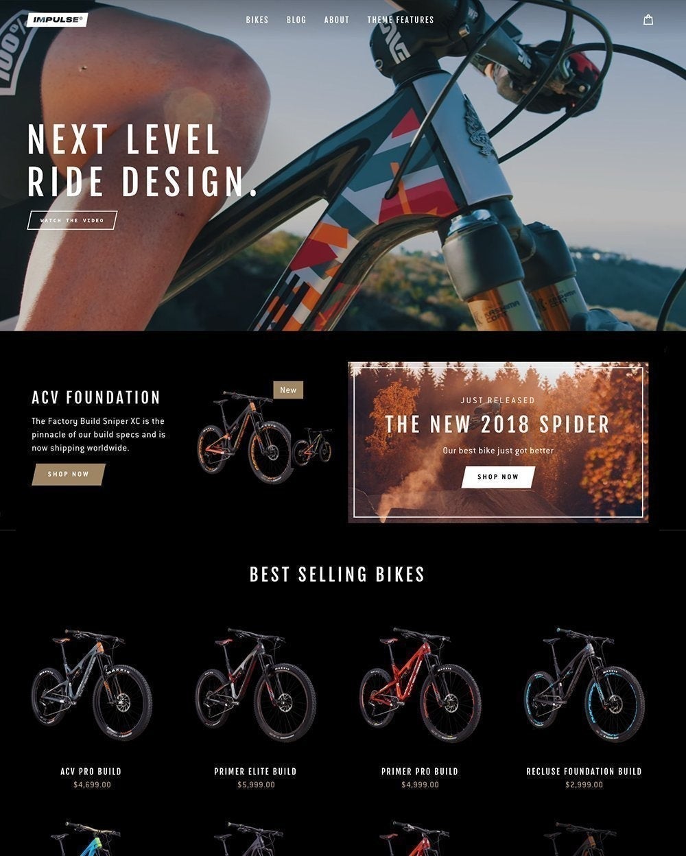 Desktop preview for Impulse in the 