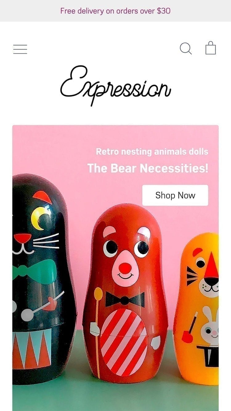 移动预览表达在“海洋”风格