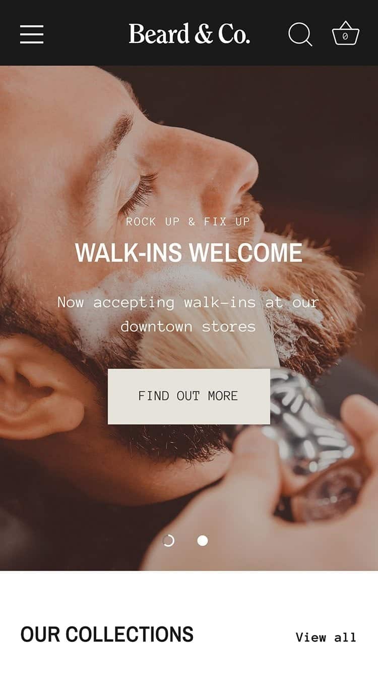 Mobile preview for Showcase in the 