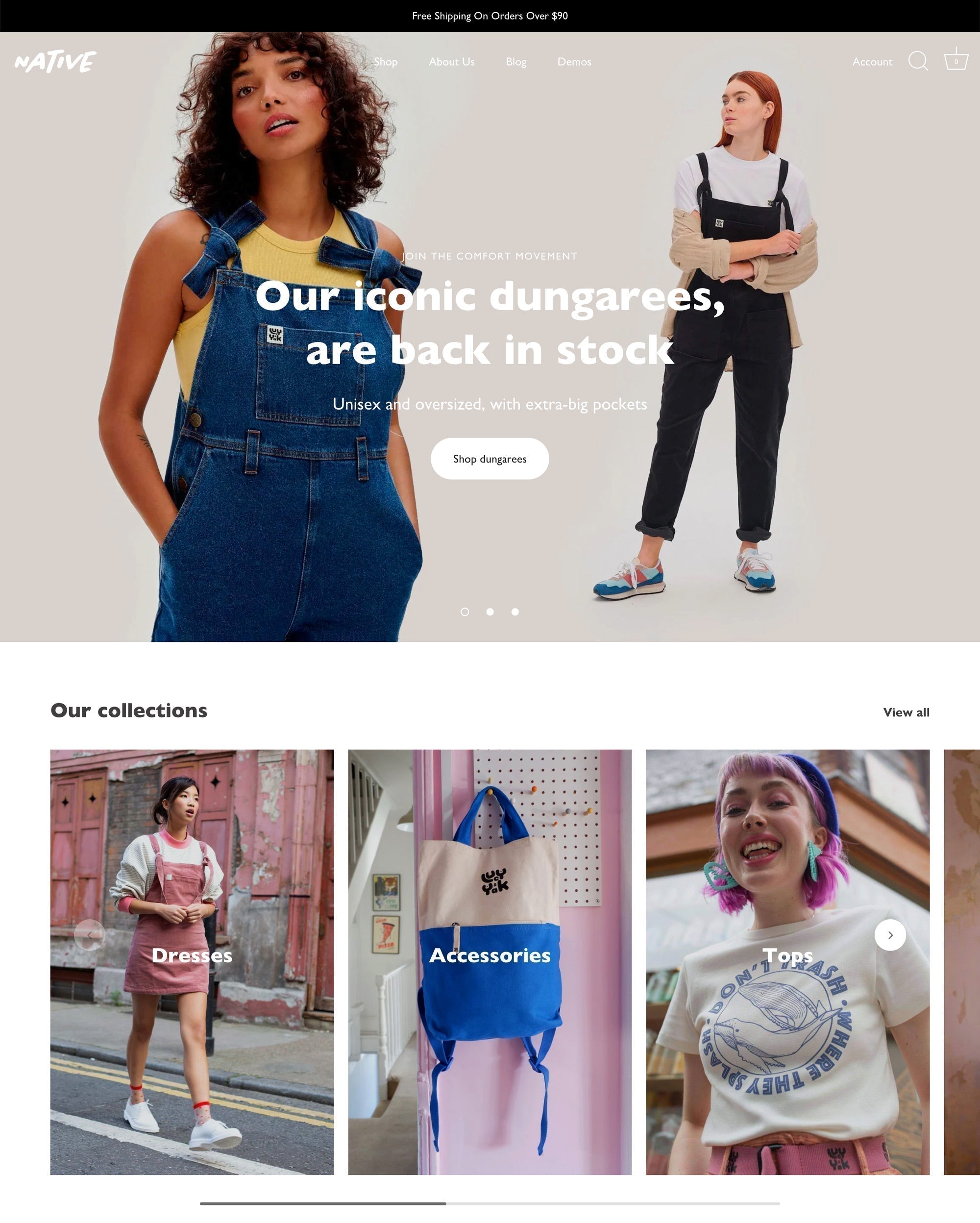 Desktop preview for Showcase in the 